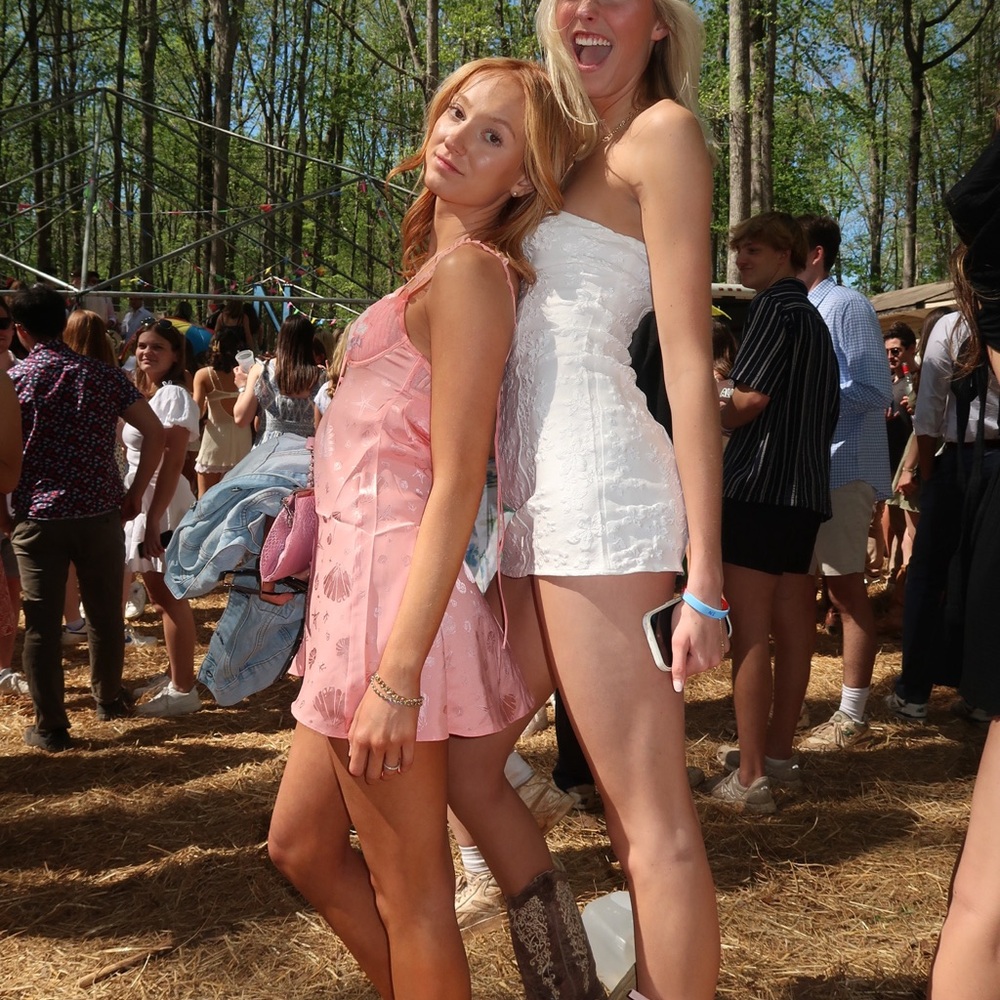 For Love and Lemons Seashell Slip Dress size XS WORN ONCE! - Picture 7 of 10